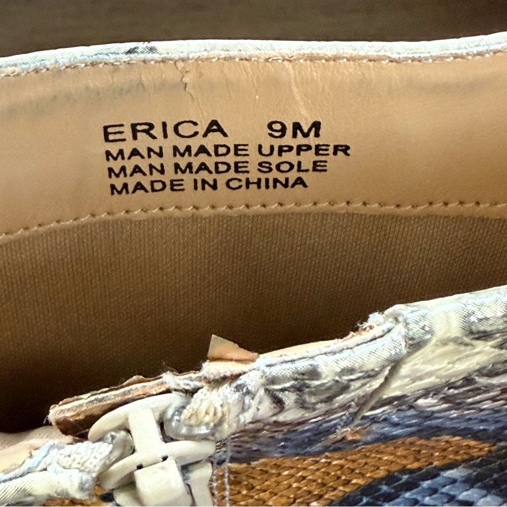 Erica Statement Snakeskin Ankle Boots – Size 9 - Picture 5 of 6
